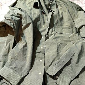 Men’s extra large polo, long sleeve button up shirt